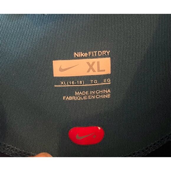 Nike Teal Fit Dry  Long Sleeve Front Zip Reflector Jacket‎ XL - Picture 6 of 10